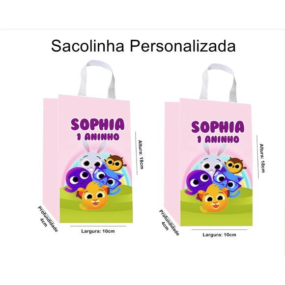 Sacolinha Personalizada Bolofofos Rosa