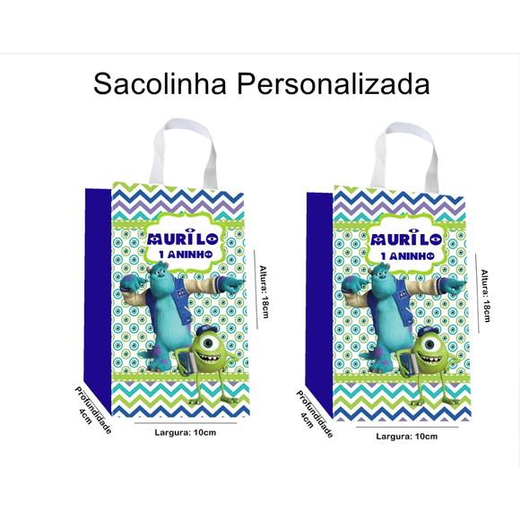 Sacolinha Personalizada Monstros Sa