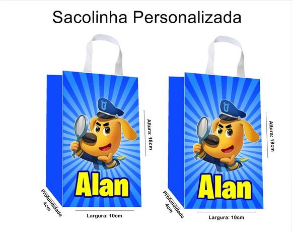 Sacolinha Personalizada Detetive Labrador