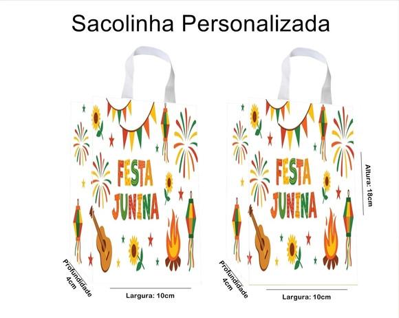 Sacolinha Personalizada Festa Junina / Arraia