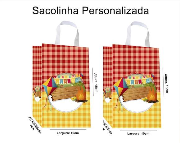 Sacolinha Personalizada Festa Junina / Arraia