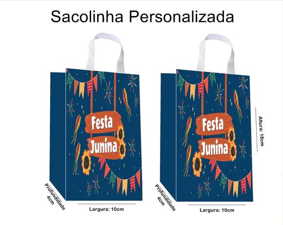 Sacolinha Personalizada Festa Junina / Arraia