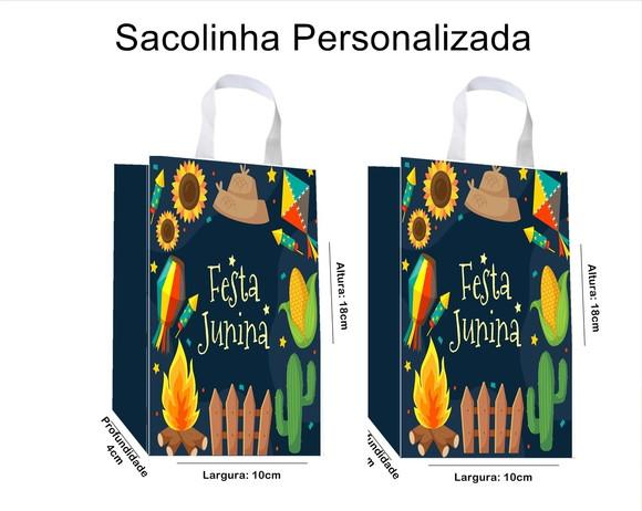 Sacolinha Personalizada Festa Junina / Arraia