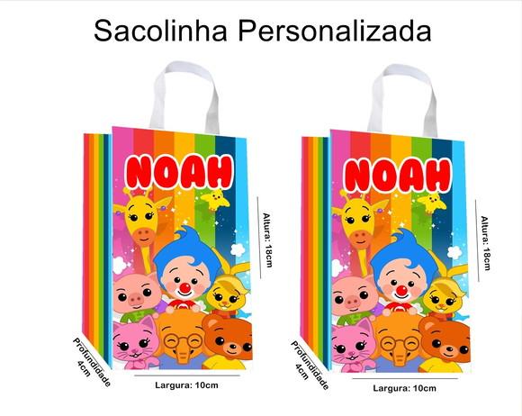 Sacolinha Personalizada Palhaço Plim Plim