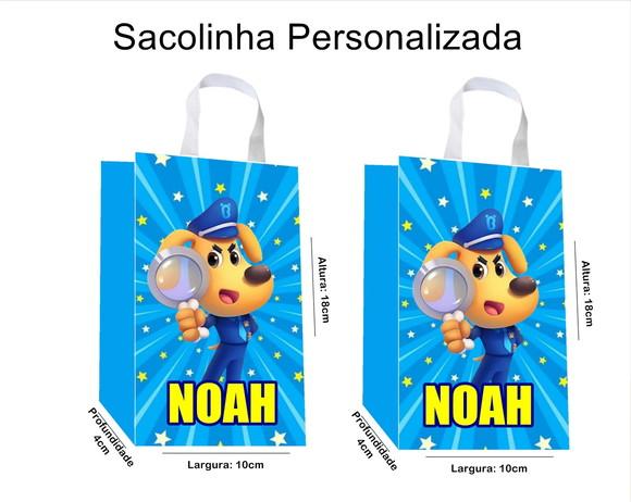 Sacolinha Personalizada Detetive Labrador