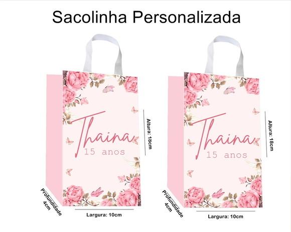 Sacolinha Personalizada Festa 15 Anos