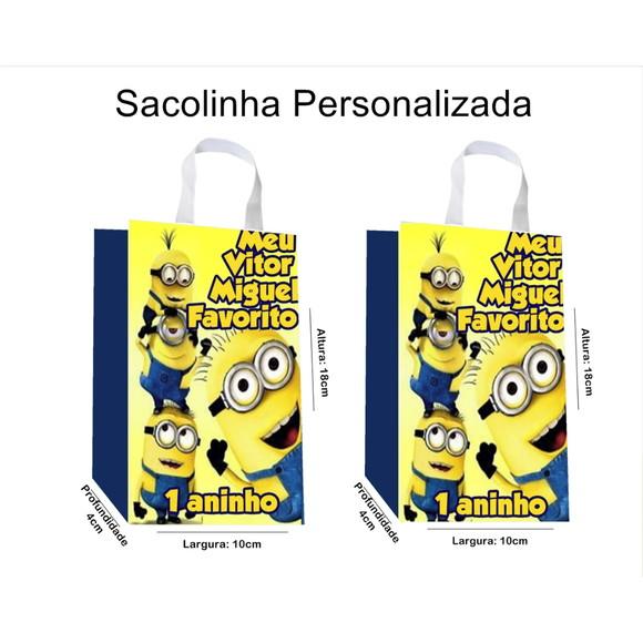 Sacolinha Personalizada Minnions
