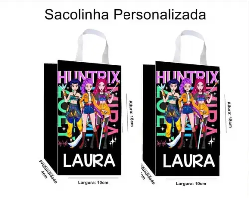 Sacolinha Personalizada Guerreiras do K-pop