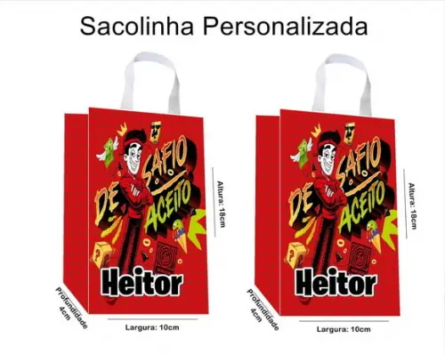 Sacolinha Personalizada Enaldinho