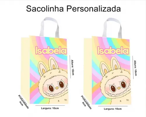 Sacolinha Personalizada Labubu