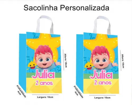 Sacolinha Personalizada Bebefinn