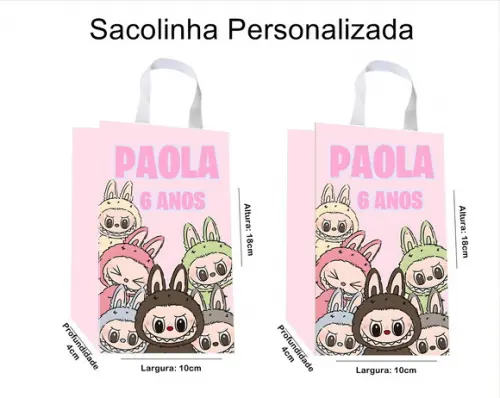 Sacolinha Personalizada Labubu