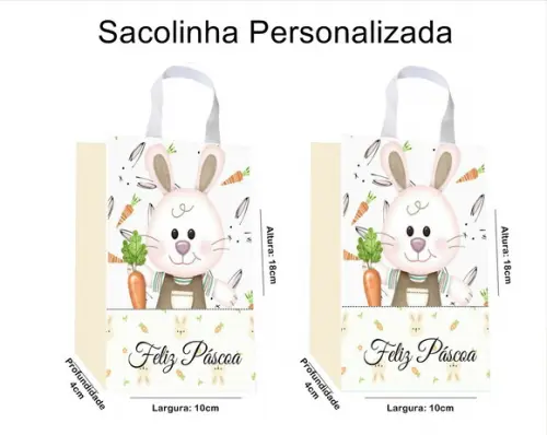 Sacolinha Personalizada Páscoa