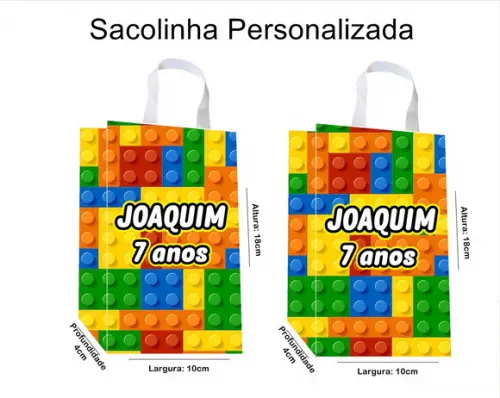 Sacolinha Personalizada Lego