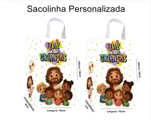 Sacolinha Personalizada Dia das Crianças