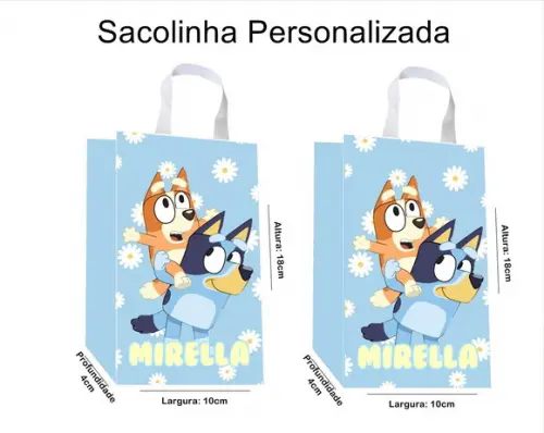 Sacolinha Personalizada Bluey