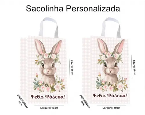 Sacolinha Personalizada Páscoa