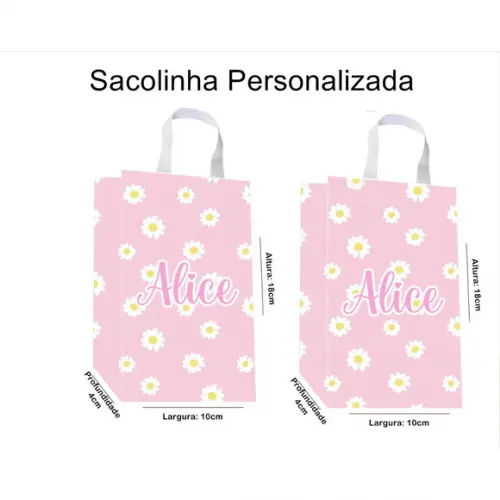 Sacolinha Personalizada Margarida