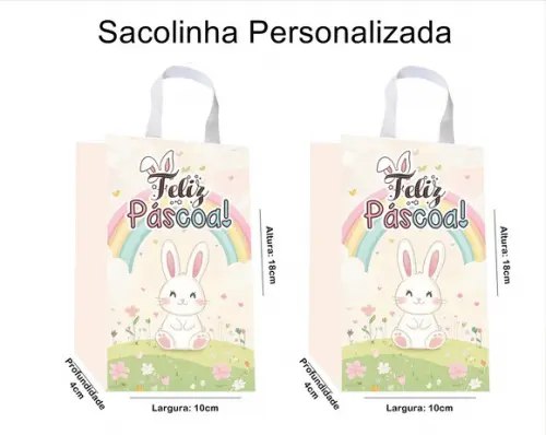 Sacolinha Personalizada Páscoa