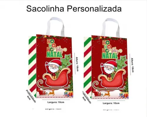 Sacolinha Personalizada Natal