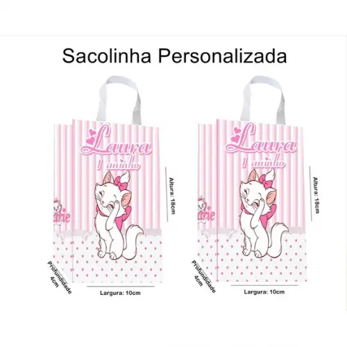 Sacolinha Personalizada Gatinha Marie