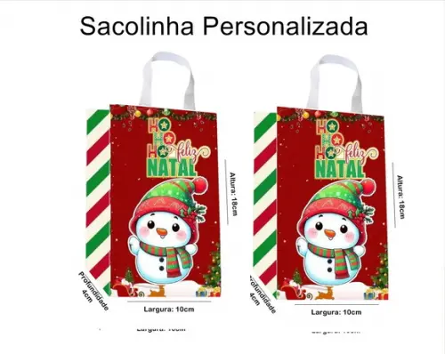 Sacolinha Personalizada Natal