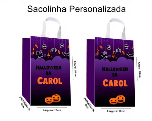 Sacolinha Personalizada Halloween