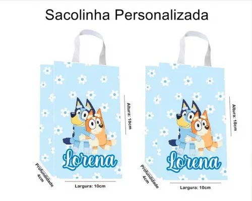 Sacolinha Personalizada Bluey