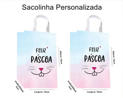Sacolinha Personalizada Páscoa