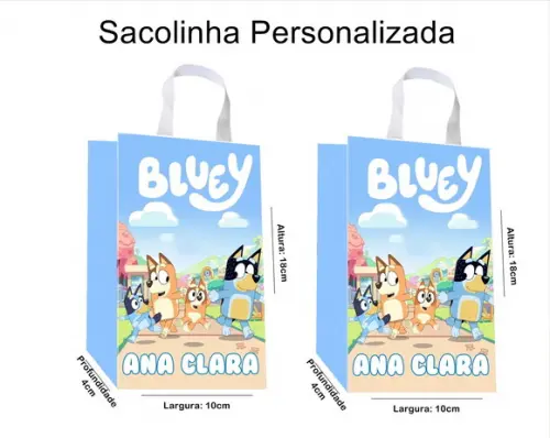 Sacolinha Personalizada Bluey