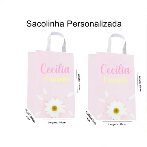 Sacolinha Personalizada Margarida