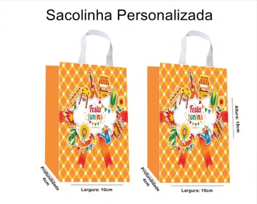 Sacolinha Personalizada Festa Junina / Arraia