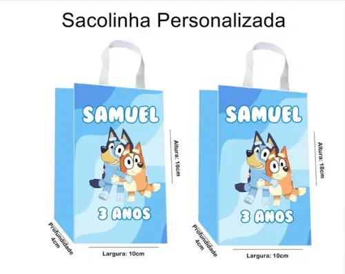 Sacolinha Personalizada Bluey