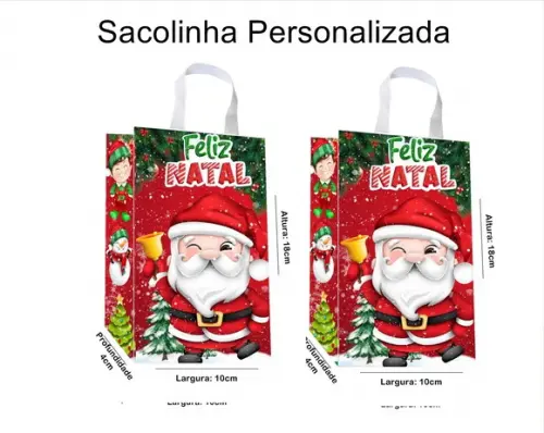 Sacolinha Personalizada Natal