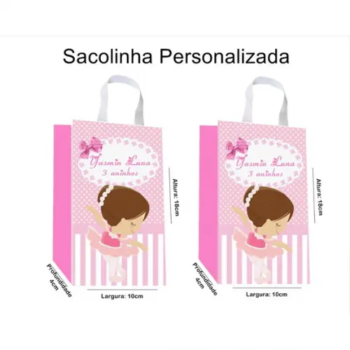 Sacolinha Personalizada Barbie