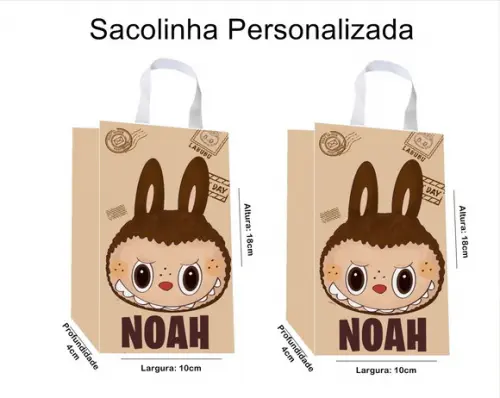 Sacolinha Personalizada Labubu