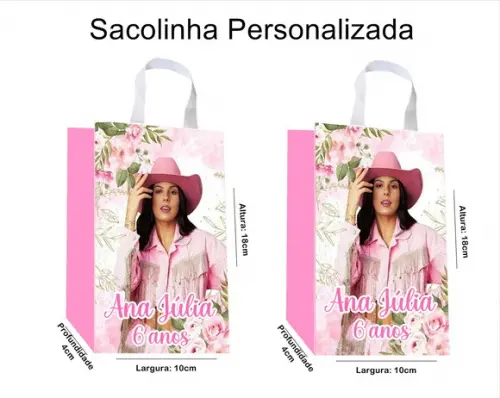 Sacolinha Personalizada Ana Catela