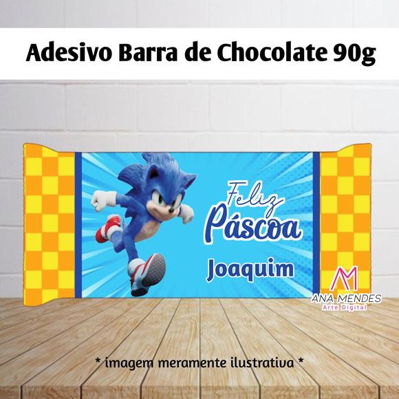 Adesivo Barra de Chocolate - Arquivo