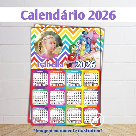 Calendário 2026 Infantil