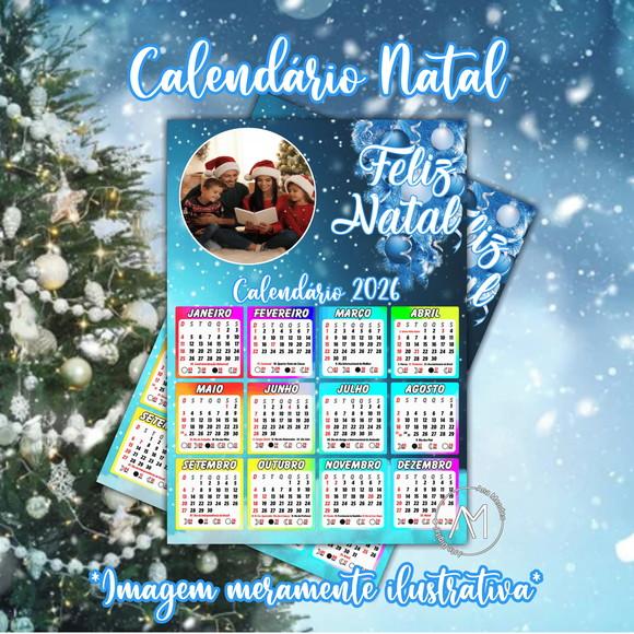 Calendário Natal 2026 Arquivo Digital