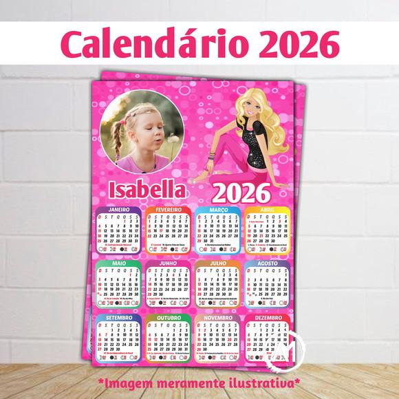 Calendário 2026 Infantil
