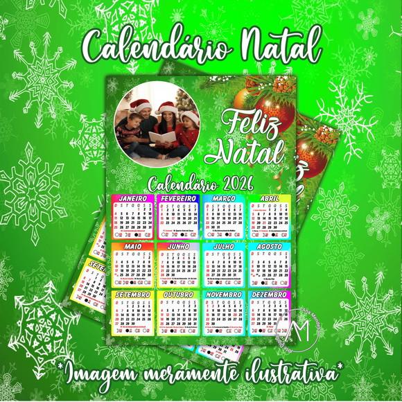 Calendário Natal 2026 Arquivo Digital
