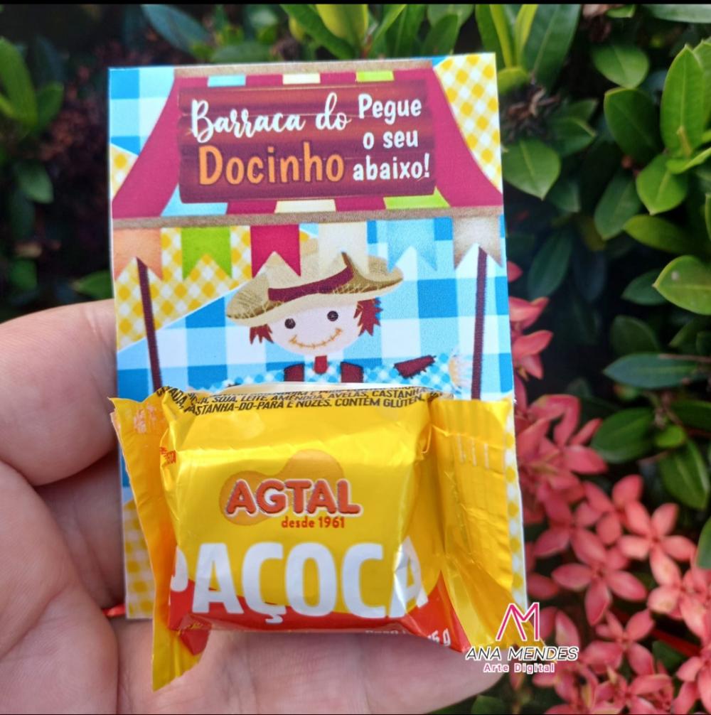 Cartão paçoca festa junina