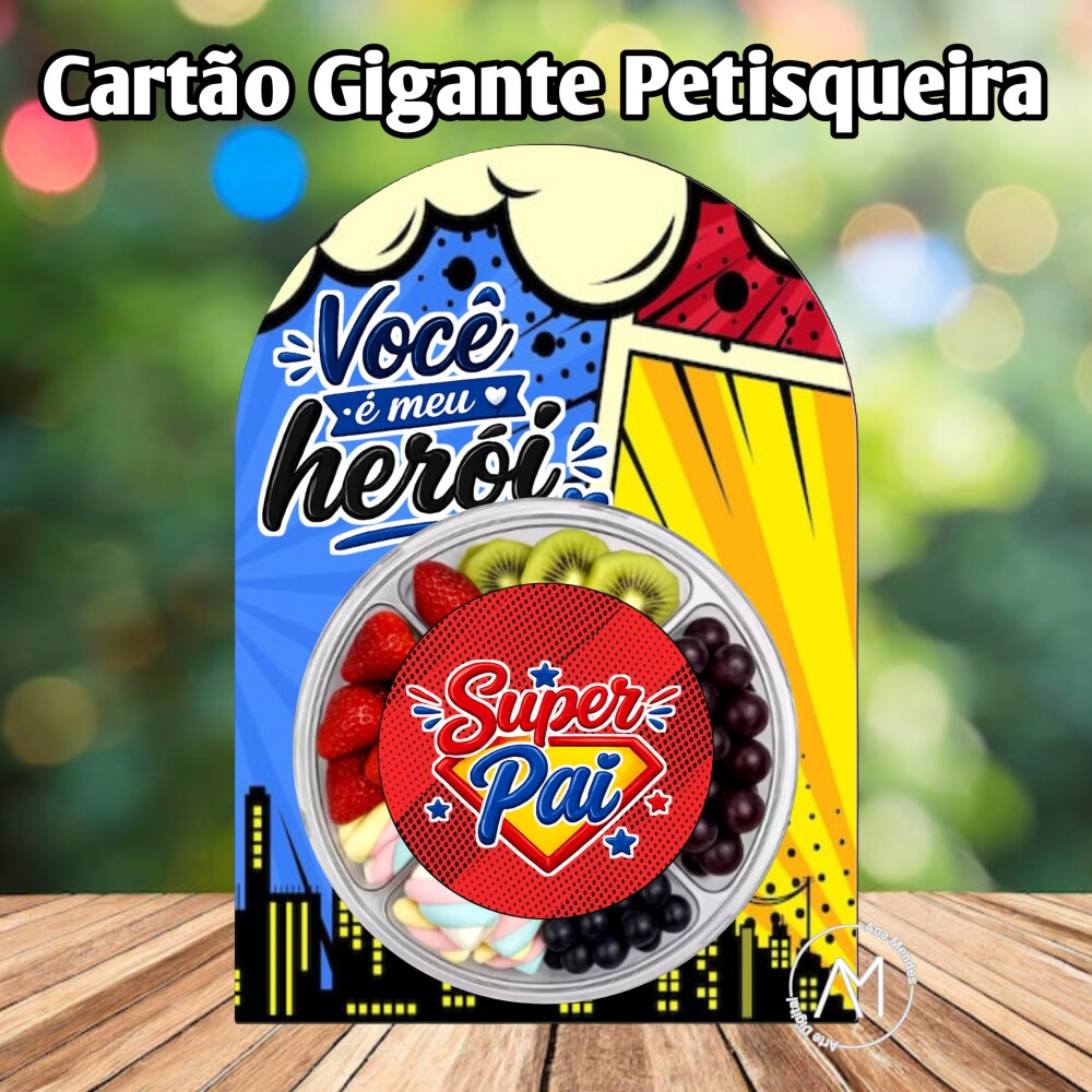 Cartão gigante petisqueira arquivo