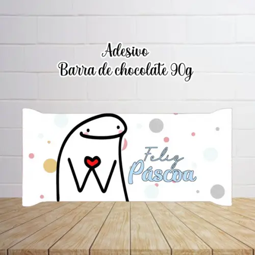 Arquivo Barra de Chocolate Flrok Páscoa