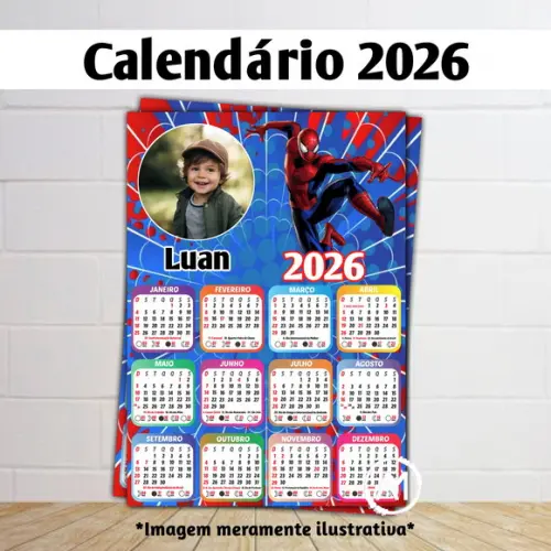 Calendário 2026 Infantil