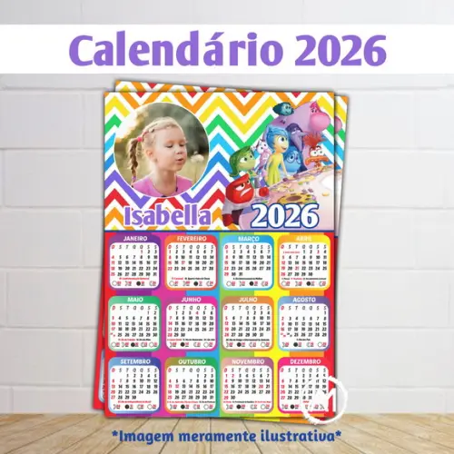 Calendário 2026 Infantil