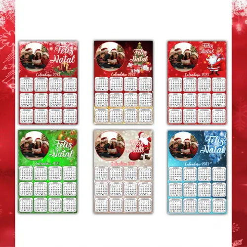 Calendários Natal 2023 Arquivo Digital