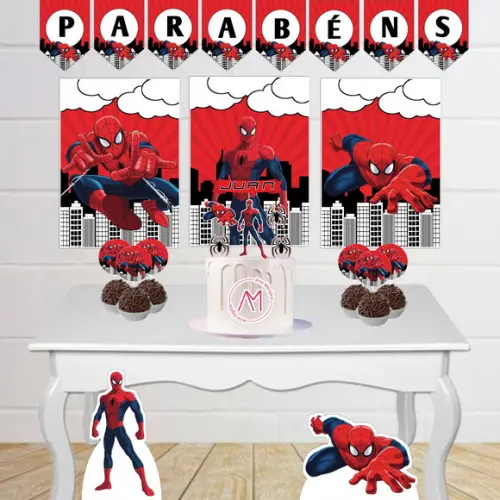 Kit Festa Digital Homem Aranha