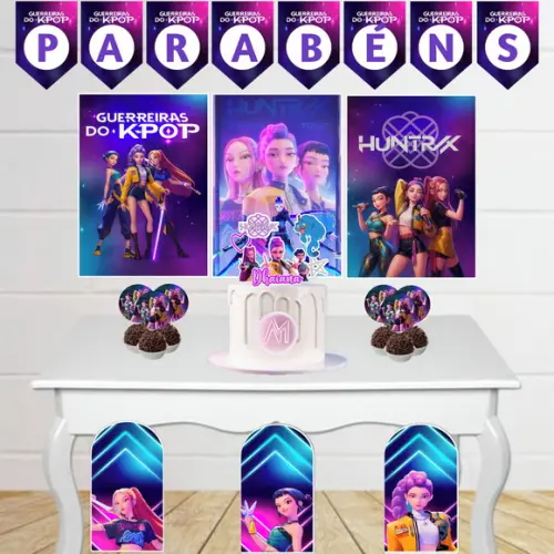 Kit Festa Guerreiras Kpop